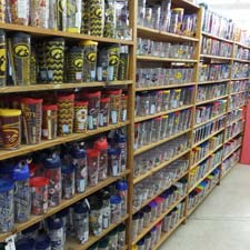 Shelves full of cups and mugs